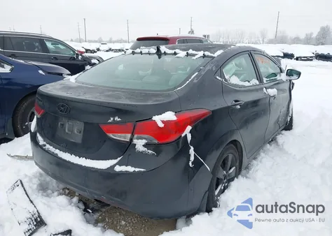 2013 Hyundai Elantra Gls from USA, damaged, VIN 5NPDH4AE3DH251390